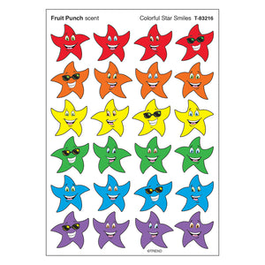 Stinky Stickers Colorful Star Smiles
