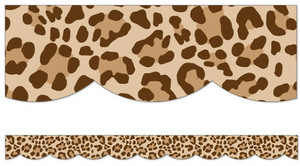 Simply Safari Leopard Border