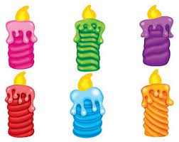 Colorful Candles Accents