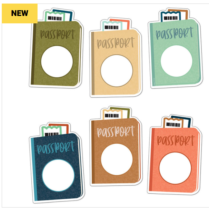 Passport Cut out Accents