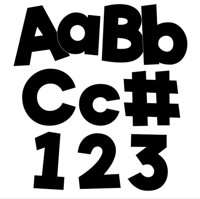 Ready Letters Black 4