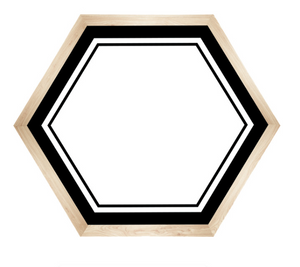Hexagon Name Tags