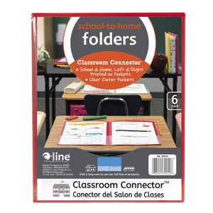 Pack of 6 School to Home Folder