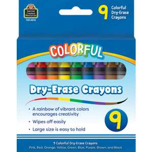 Colorful Dry Erase Crayons