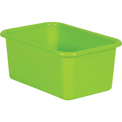 Lime Small Plastic Bin