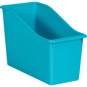 Teal Plastic Book Bin