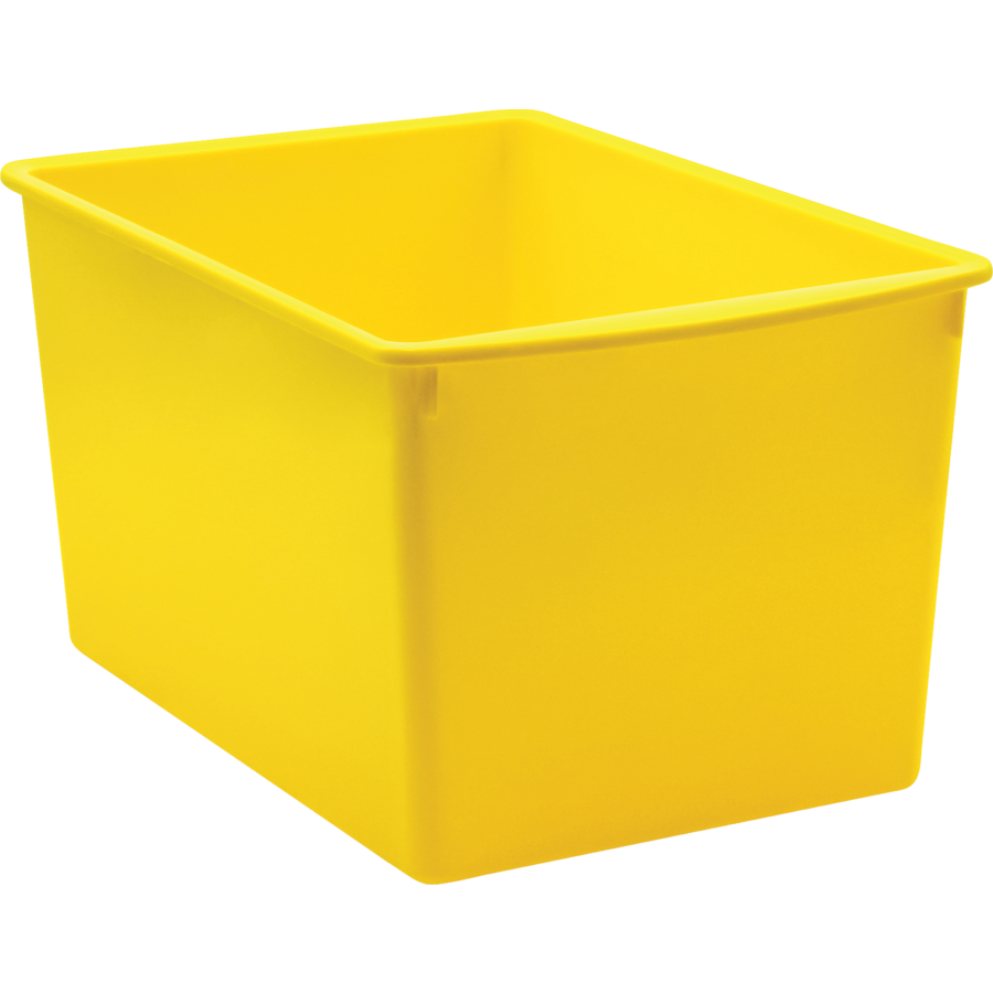 Yellow Plastic Multi-Purpose Bin