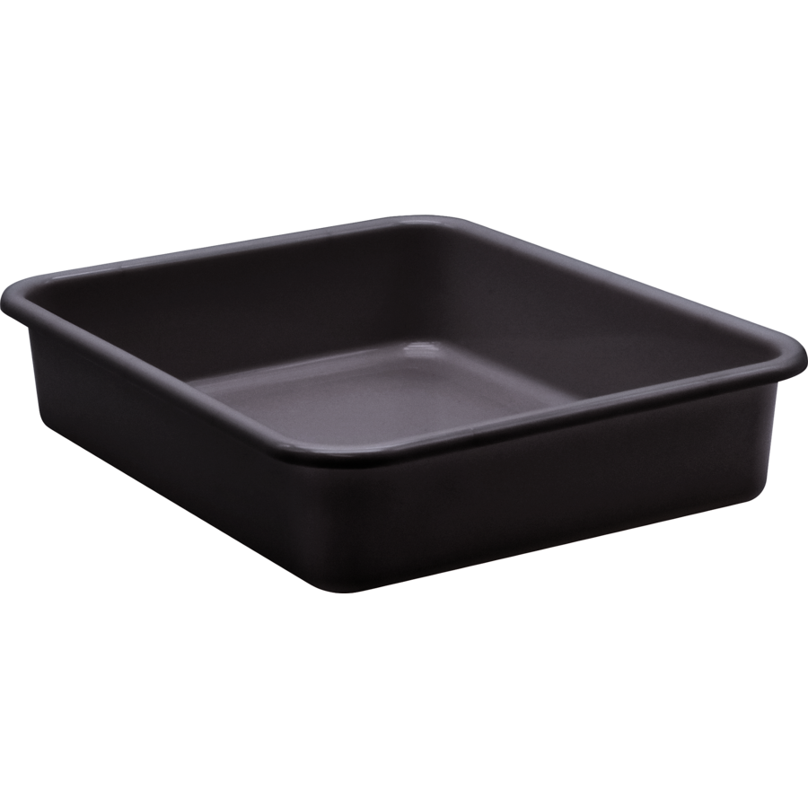 Black Large Plastic Letter Tray