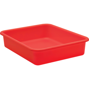 Red Large Plastic Letter Tray