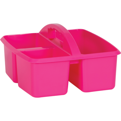 Pink Plastic Storage Caddy