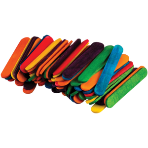 STEM Basics Multicolor Mini Craft Sticks