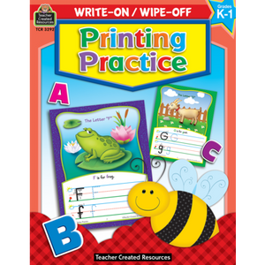 Write On Wipe Off Printing Practice Book