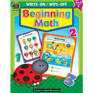 Write On Wipe Off Beginning Math Book