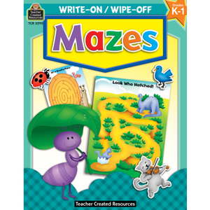 Write On Wipe Off Mazes Book