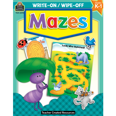 Write On Wipe Off Mazes Book