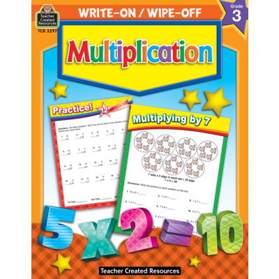 Multiplication Write On Wipe Off Book