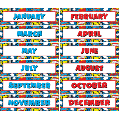 Superhero Monthly Headliners