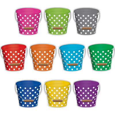 Polka Dots Buckets Accents