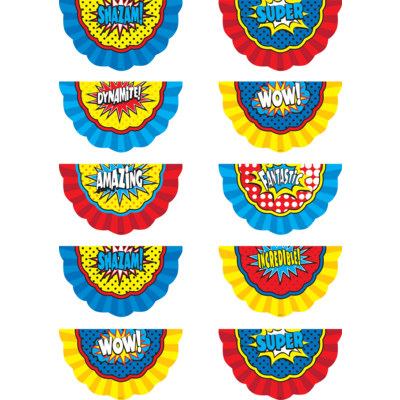 Superhero Bunting Accents