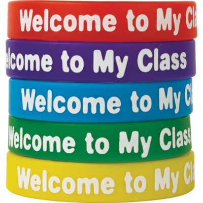 Welcome to My Class Wristbands 10 pack