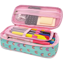 Load image into Gallery viewer, Oh Happy Day Rainbows Pencil Case
