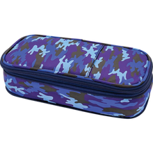 Load image into Gallery viewer, Blue Camo Pencil Case
