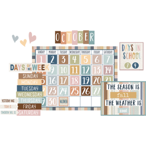 Everyone is Welcome Calendar Bulletin Board Set