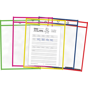 Colorful Dry Erase Pockets 10 pack