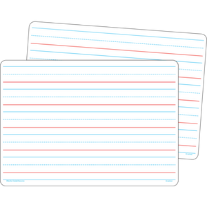 Double Sided Writing Dry Erase Boards - Set of 10