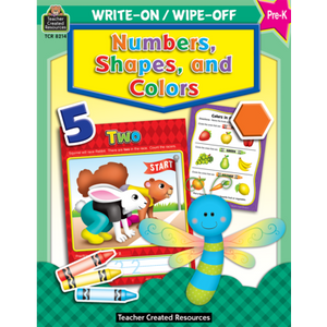 Write On Wipe Off Numbers, Shapes, & Colors Book