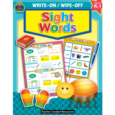 Write On Wipe Off Sight Words Book