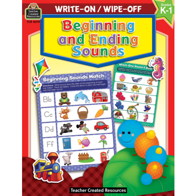 Write On Wipe Off Book Beginning and Ending Sounds