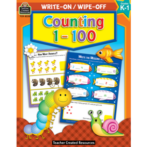 Write On Wipe Off Counting 1-100 Book