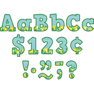 Lemon Zest Bold Block 4"Letters Combo Pack