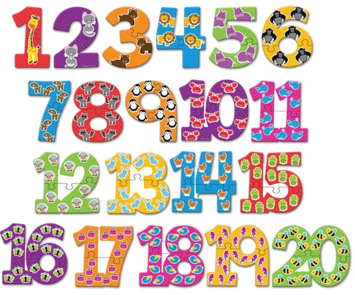Number Puzzle Cards