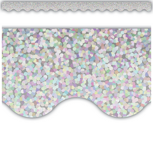 Silver Sparkle Border Trim