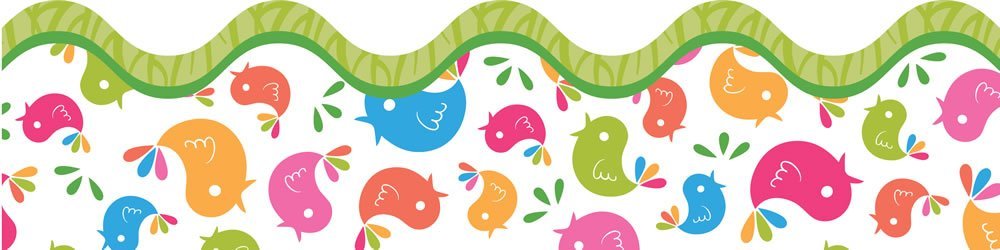 Tweet Birdies Border
