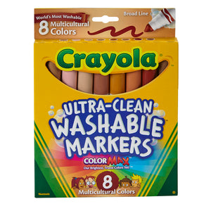 Crayola Multicultural Washable Markers 8 PK