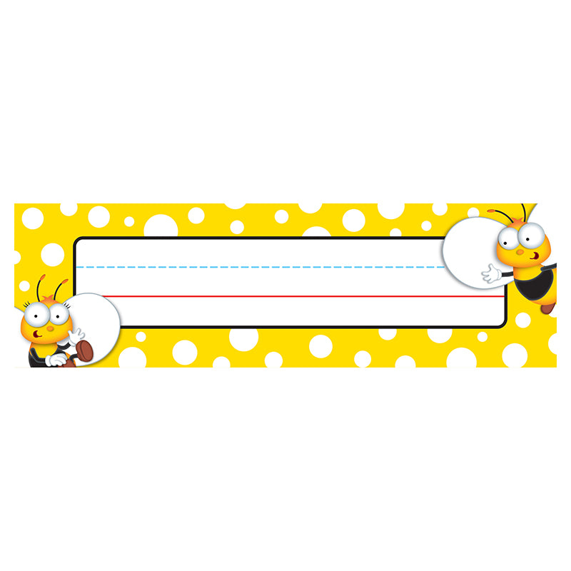 Buzz Worthy Bees Name Plates