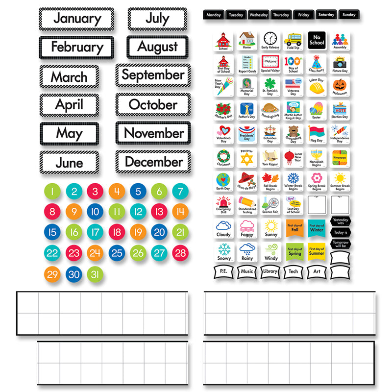 Linear Calendar Set