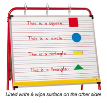 Load image into Gallery viewer, Double Wide Teaching Easel with casters
