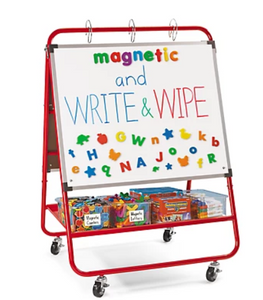 Double Wide Teaching Easel with casters