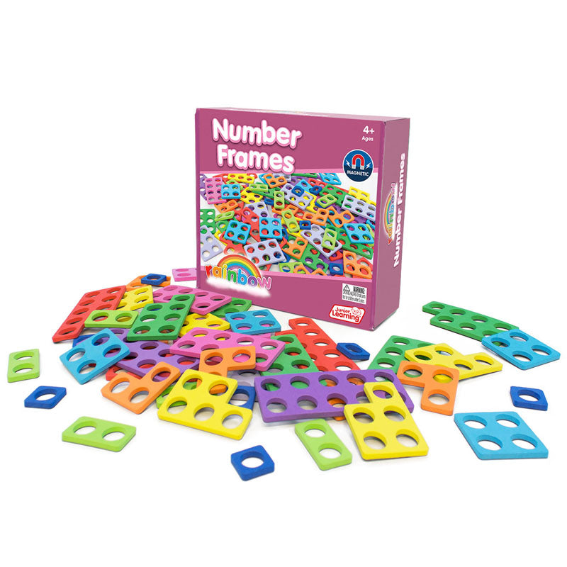 Rainbow Number Frames Magnetic