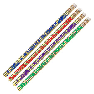 Student of the Month Foil Pencils 12pk