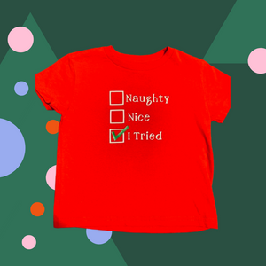 Naughty or Nice T-shirt Child