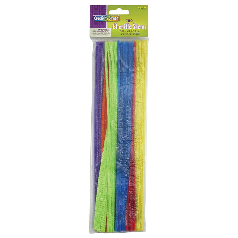 Pipe Cleaner Stems Hot Colors
