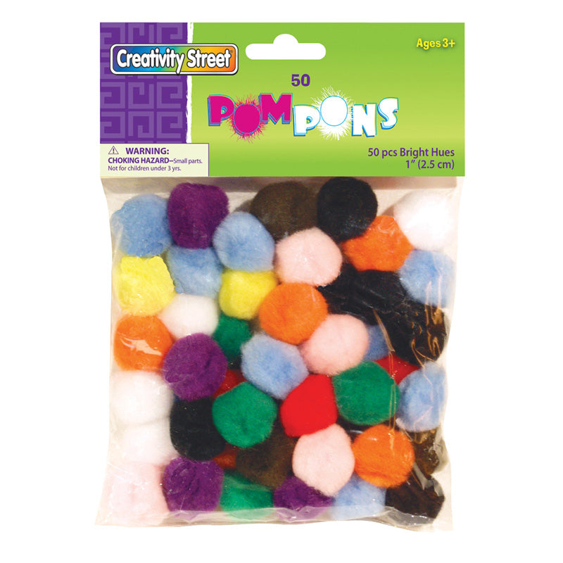 Pom Poms Bright Colors