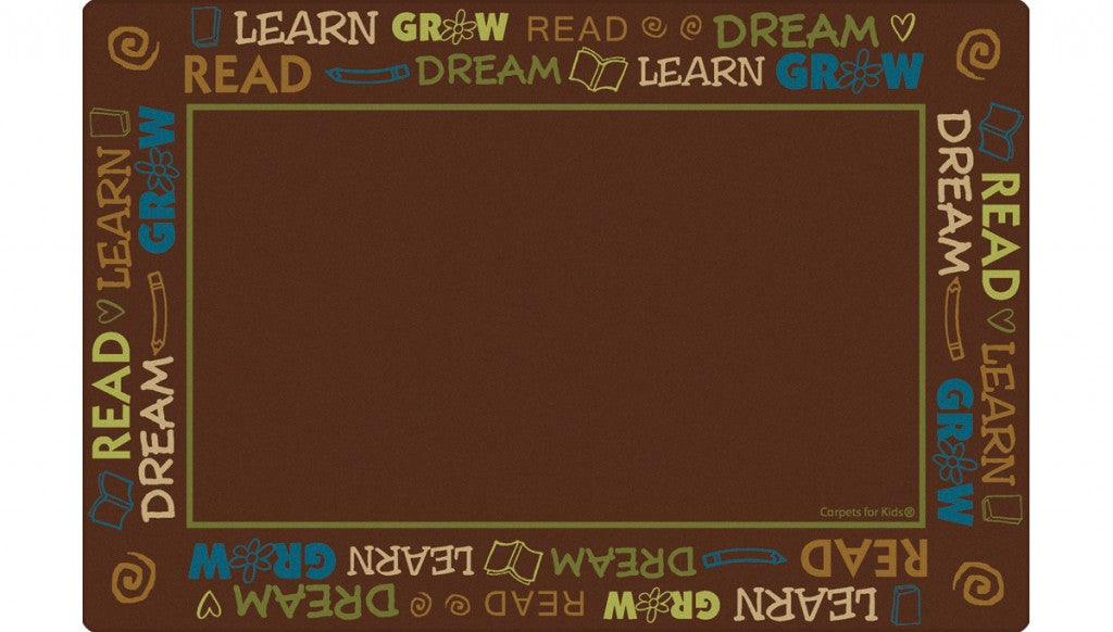 Read to Dream Border Rug - Nature 4'x6'