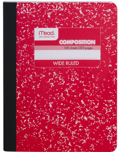 Composition Book Fashion Colors - single