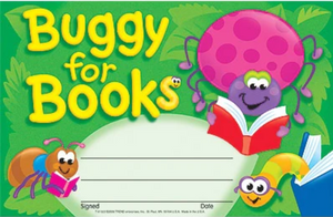 Buggy for Books Award Certificates